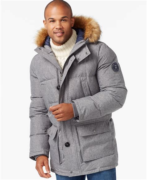 tommy hilfiger winter coat men's